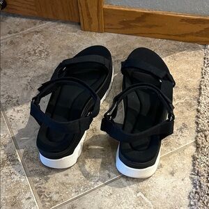 Teva Black and White Women's Sandals